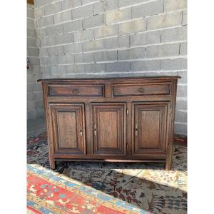 Sideboard, Louis XIV Style, Made Of 18th-century Oak