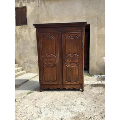Louis XV Cabinet In Oak Eighteenth Time