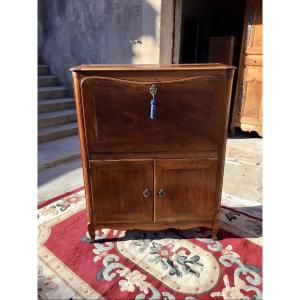 Secretary Louis XV In Walnut 18th Time