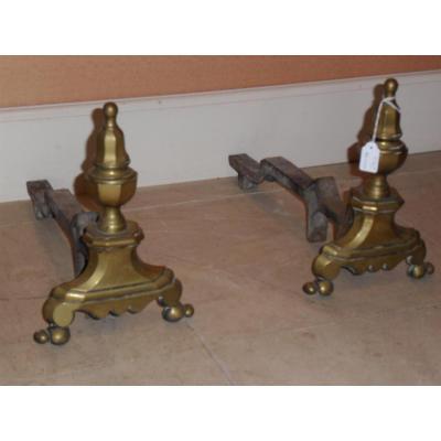 Pair Andirons