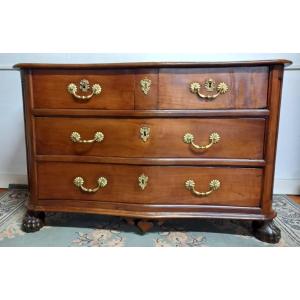 Louis XIV Regency Period Chest Of Drawers - Cherry Wood
