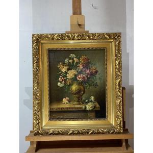 Flower Painting - Nicolas Okolowicz (1867-1928) - Russian School