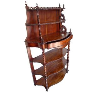 1850s Mahogany Veneer Shelf Or Console Table