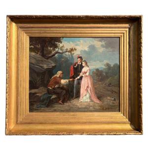 "the Fortune Teller" - Alexis Mathonat (1832-1904)