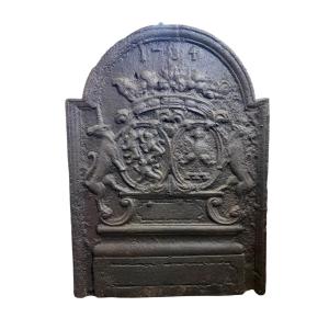 Fireplace Plate - Dated 1734