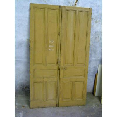 Paire de Portes,peinte 19ème