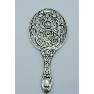 Hand Face In Silver Filled 50s