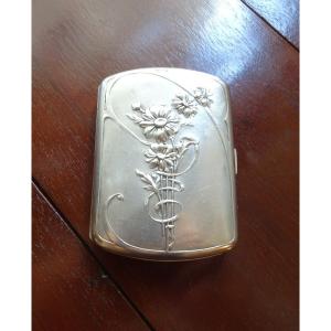 Art Nouveau Silver Cigarette Holder