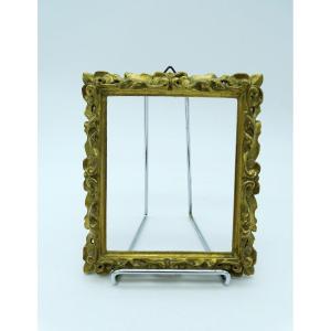 Small Frame In Golden Wood Italy 1950s