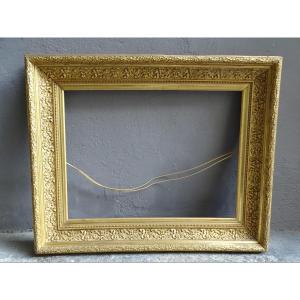 Large Frame In Wood And Stucco 19th