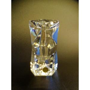 Baboon Head In Crystal From Saint-louis 1970s