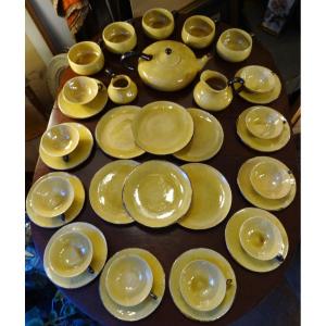 Poët-laval (drôme) Large Tea Service 1950