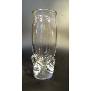 Baccarat Large Crystal Vase 60s