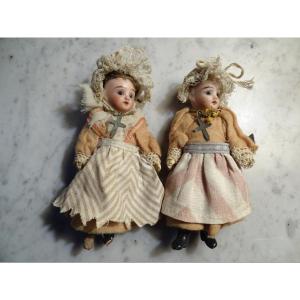 Miniature Twins Dolls 20th