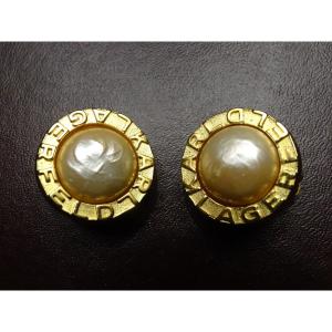 Karl Lagerfeld Pair Of Clips 80s