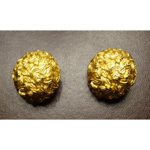 Karl Lagerfeld Pair Of Clip-on Earrings 75s/80s