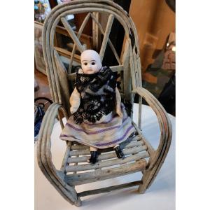 Small Porcelain Head Doll 