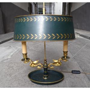 Bronze Bouillotte Lamp  20th