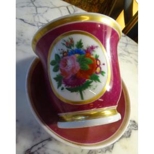 Breakfast Set In Paris Porcelain 19th