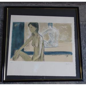 Guy Bardone Lithograph "reflected"