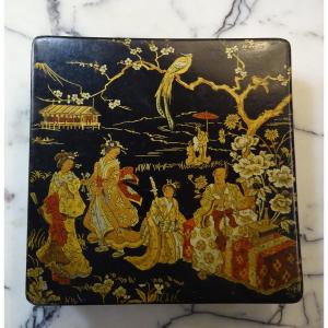 Boiled Cardboard Box Late 19th