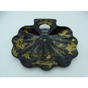  Boiled Cardboard Trinket Tray Late 19th