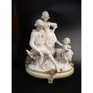 German Biscuit "family" Group Early 20th