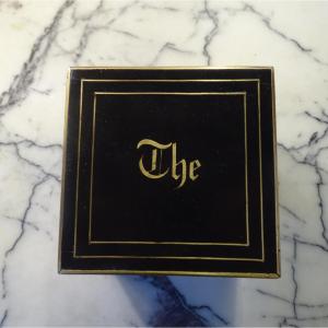 Napoleon III Tea Box In Blackened Wood