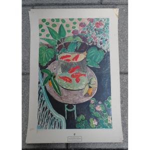 Matisse Poster Goldfish Bowl 1959