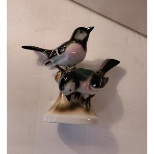 Porcelain Robin Pair