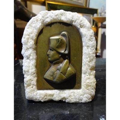 Napoleon Bronze Plate 1900