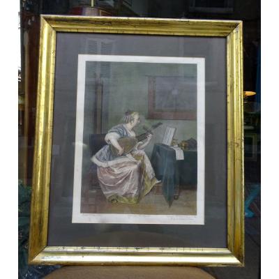 Musician Engraving Late 18th