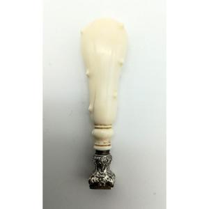 Seal In Ivory And Silver 1900/1920