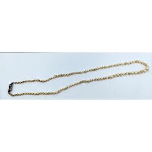 Cultured Pearl Necklace 1940s/50s
