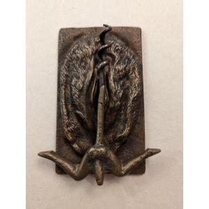 Curiosa-corkscrew And Its Support, In Bronze