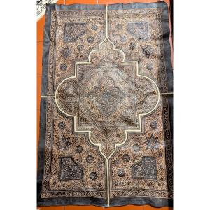 19th-century Rug, Made Entirely Of Cut Leather - Islamic Art