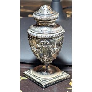 Ink Shaker, 19th Century, In Solid Silver