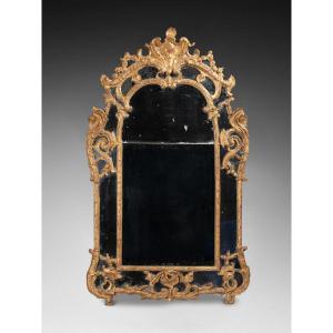 Miroir à Parecloses   Epoque Régence.