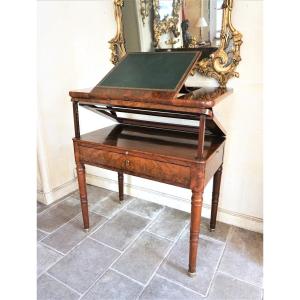 Mahogany Tronchin Table Restoration Period