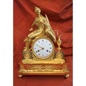 Pendulum In Gilt Bronze Empire Period