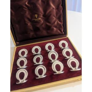 12 Solid Silver Name Tags Romeo Miracoli