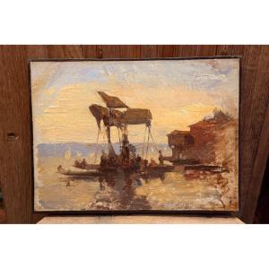 Felix Ziem Oil Painting On Canvas
