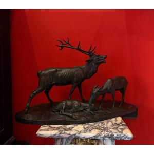 Bronze Masson - Deer