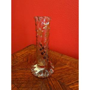 Solifore Vase Gallé Crystal