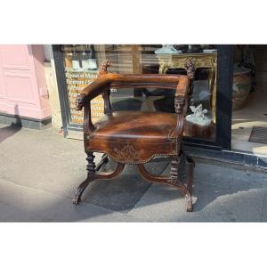 19th Century Dagobert Armchair