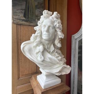 Bust Of  Corneille Van Cleve, Marble, 19th Century 