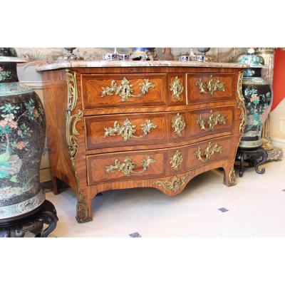 Louis XV Commode Stamped Severin