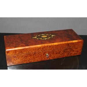 Napoleon III Jewelry Box In Marquetry