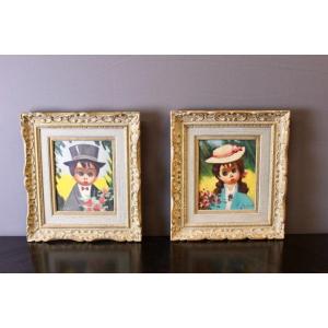 Oil On Canvas Representative Poulbots By Robert