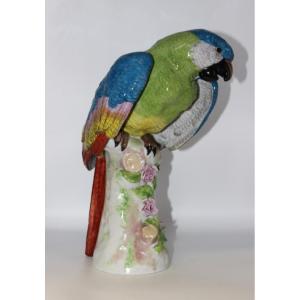 Porcelain Parrot In The Taste Of Meissen XX